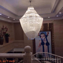 Hotel extra large crystal chandelier customizable